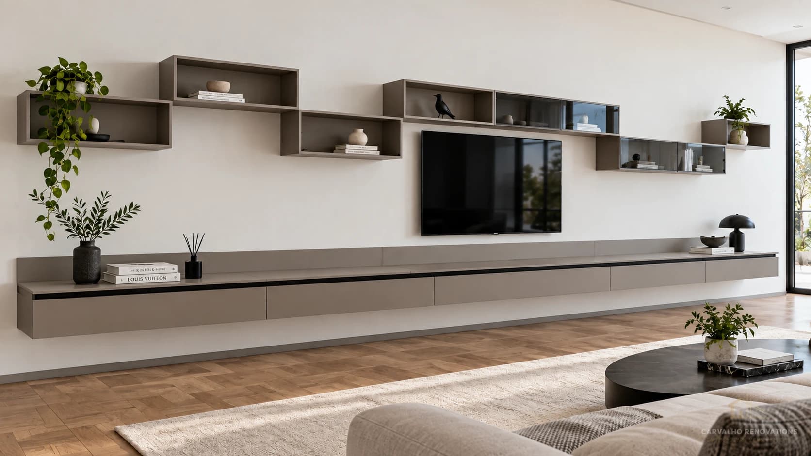 Bespoke Floating Media Wall – Dubai
